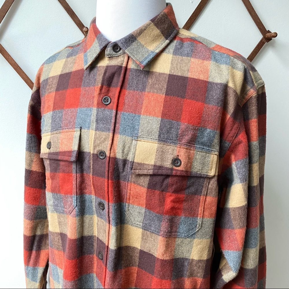 NWT LL Bean Chamois Plaid Flannel Shirt - Picture 6 of 14